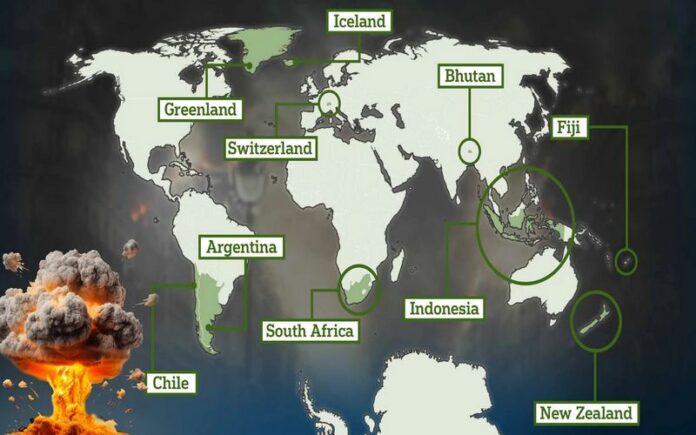 10 Safest Places in the World to Survive a Nuclear War